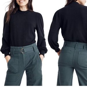 Madewell Black mockneck Sweater